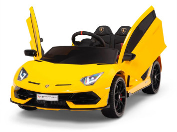 Детский электромобиль Lamborghini SVJ (желтый, 12V) - HL328