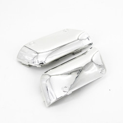 Хромированные накладки заднего бампера для F650 - DK-021