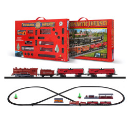 Железная дорога Fenfa &amp;#039;&amp;#039;Классический поезд&amp;#039;&amp;#039; с ж/д станцией (свет, звук, длина пути 4,3 м) - 1638E