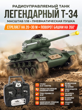 Радиоуправляемый танк R-WINGS T-34 - RWG021-842