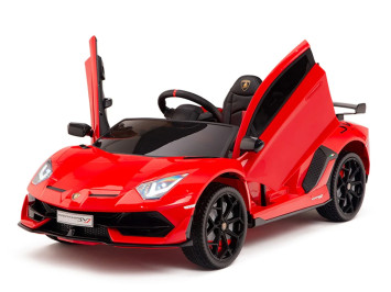 Детский электромобиль Lamborghini SVJ (красный, 12V) - HL328