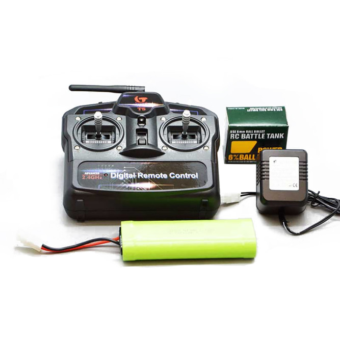 Радиоуправляемый танк Taigen Tiger 1 Германия 1:16 (окраска Тики, звук, дым V3) - AS3818-D-TIKI