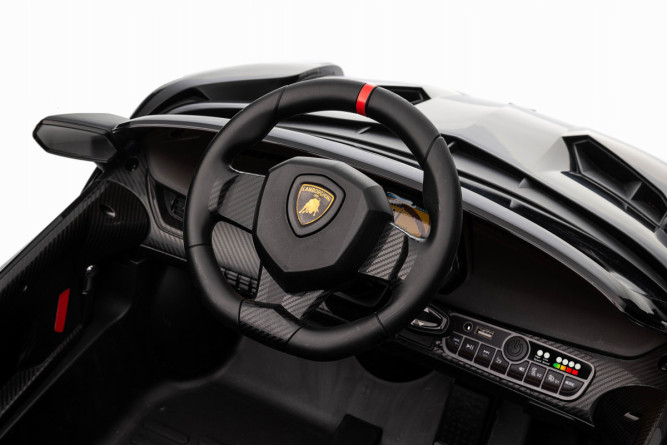Детский электромобиль Lamborghini Veneno Mini 4WD 12V - XMX615B-BLACK-PAINT