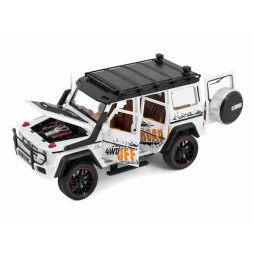 Радиоуправляемая металлическая машина Mercedes G500 1:22 - HCL-3801-WHITE