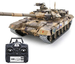 Радиоуправляемый танк Heng Long T-90 MS version V7.0 масштаб 1:16 RTR 2.4G - 3938-1UpgA V7.0