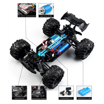 Радиоуправляемый внедорожник Rapidly 4WD 1:16 - SCY-16101-BLUE