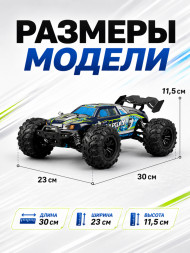 Радиоуправляемый внедорожник Rapidly 4WD 1:16 - SCY-16101-BLUE
