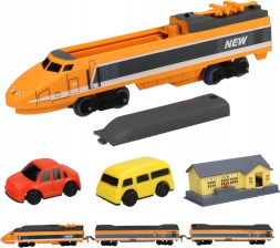 Железная дорога Fenfa &amp;#039;&amp;#039;Скоростной экспресс&amp;#039;&amp;#039; с ж/д станцией (свет, звук, длина пути 4,3 м) - 1638A