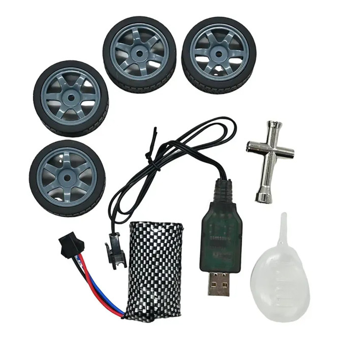 Радиоуправляемая машина для дрифта HB Ford Mustang (4WD, свет, пар, акб, 1:16) - SC16A11