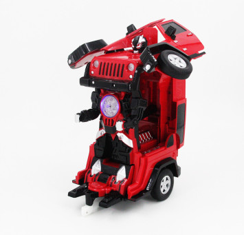 Радиоуправляемый робот трансформер Jeep Rubicon Red 1:14 - 2329PF
