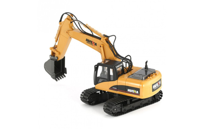 Радиоуправляемый экскаватор HUINA 3in1 (ковш, отбойник, захват бревен) 1:14 2.4G - HN1550-60-70