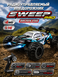 Радиоуправляемый внедорожник Sweep PRO 4WD 1:16 - SCY-16101PRO-GREEN