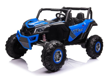 Детский электромобиль XMX Багги (синий, MP4, EVA, 4WD, 24V) - XMX613-4WD-24V-BLUE-MP4