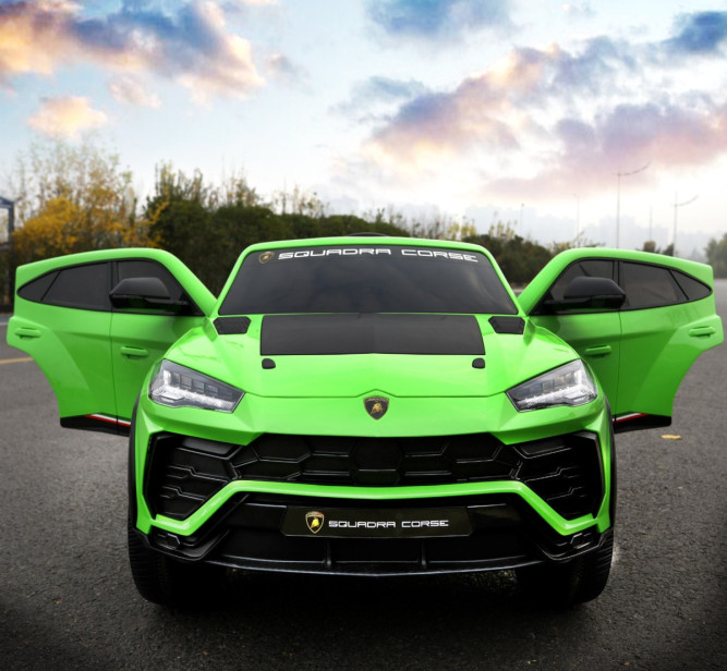 Детский электромобиль Lamborghini Urus ST-X 4WD (12V, EVA, полный привод) - SMT-666-GREEN