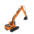 Металлический гусеничный экскаватор HuiNa Toys 1:50 - HN1722-ORANGE