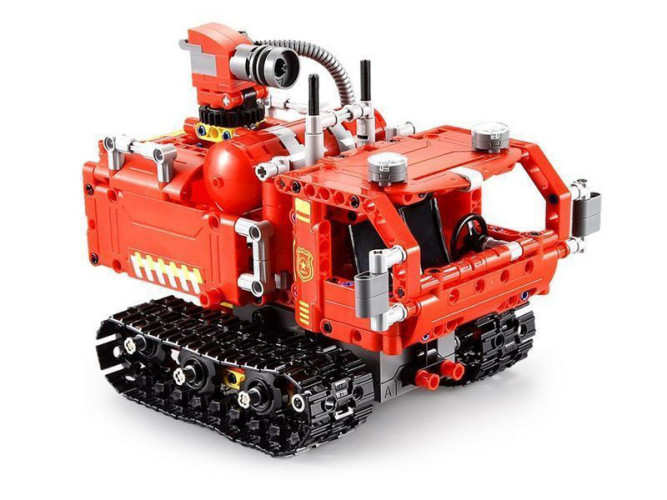 Радиоуправляемый конструктор CADA 2 в 1 пожарный робот-трансформер (538 деталей) - C51048W