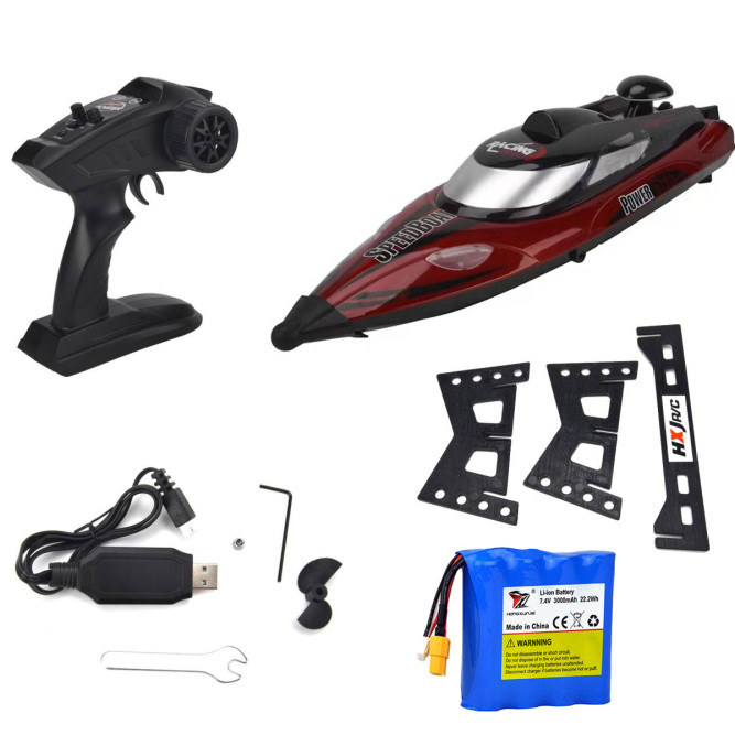 Радиоуправляемый катер (47 см, 35 км/ч, акб 3000 mAh) - HJ810B-A2