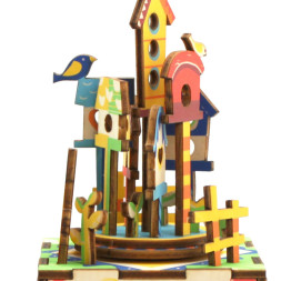 Деревянный 3D конструктор - музыкальная шкатулка Robotime "Castle in the sky" - AM307