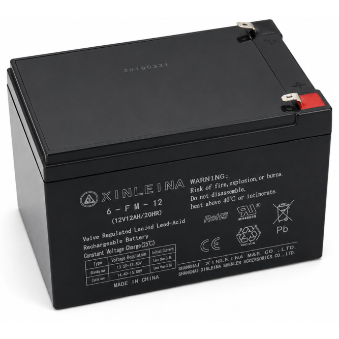 Аккумулятор XINLEINA 12V12Ah/20Hr - X-6FM12