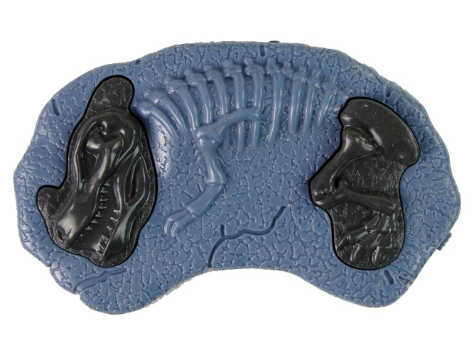 Конструктор-динозавр Стиракозавр на радиоуправлении (25 см, шуруповерт, звук, свет) - RS036-2