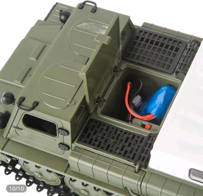 Радиоуправляемый гусеничный советский вездеход WPL ГАЗ-71 RTR масштаб 1:16 - WPLE-1