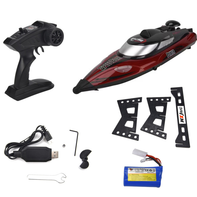 Радиоуправляемый катер с сумкой (47 см, 35 км/ч, акб 3000 mAh) - HJ810B-A2-BAG