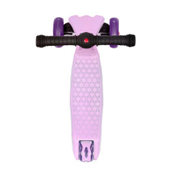 Самокат Maxiscoo Junior Delux Трехколесный Складной со Светящимися Колесами, Лавандовый - MSC-J0918