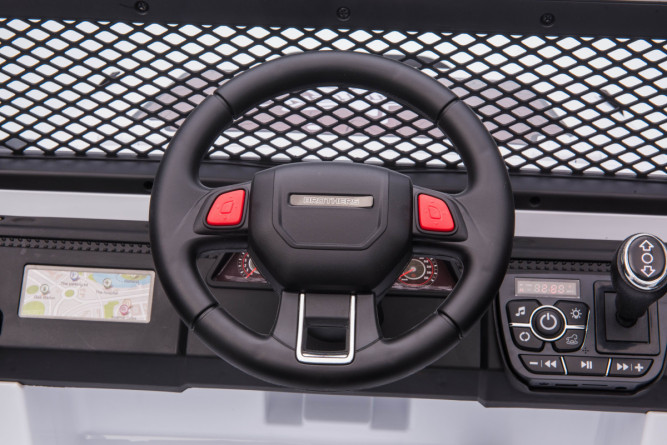 Детский электромобиль джип XMX с полным приводом (черный, EVA, 12V) - XMX618-4WD-BLACK