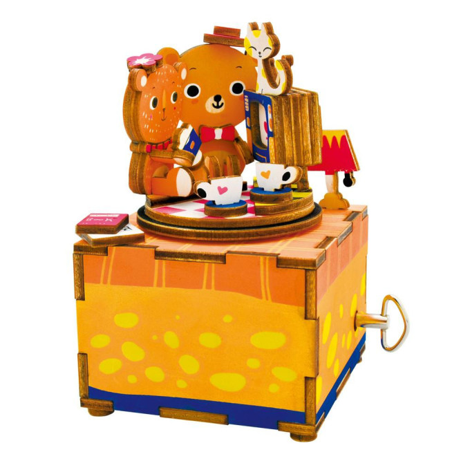 Деревянный 3D конструктор - музыкальная шкатулка Robotime &amp;quot;Love Story&amp;quot; - AM310