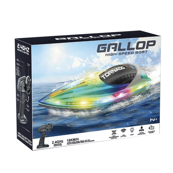 Радиоуправляемый катер Gallop (25 см, 15 км/ч) - HJ819-ORANGE