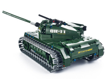 Радиоуправляемый конструктор танк QiHui Technics 4CH 2.4G 453 деталей - QH8011