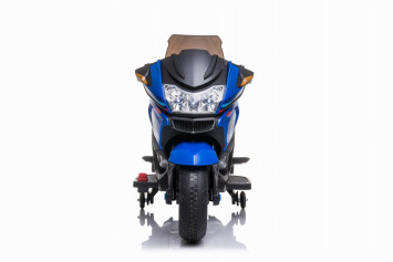 Детский электромотоцикл XMX (синий, EVA, с ручкой газа, 12V) - XMX609-BLUE