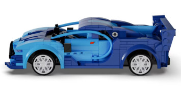 Радиоуправляемый конструктор CADA спортивный автомобиль Blue Race Car, 325 деталей - C51073W