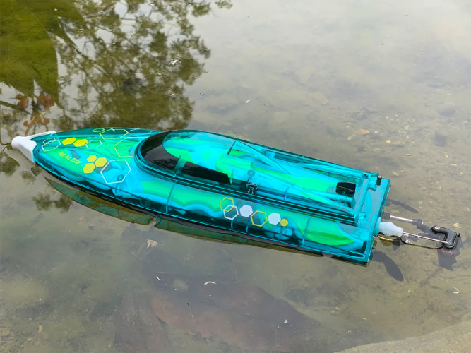 Радиоуправляемый катер SYMA/SKYTECH Q7 (35 см, 30 км/ч, LED подсветка) - H155 / Q7