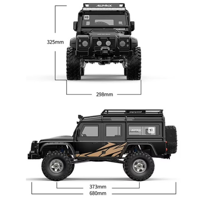 Радиоуправляемый краулер MJX Hyper Go 1/8 Трофи модель - MJX-H8H+