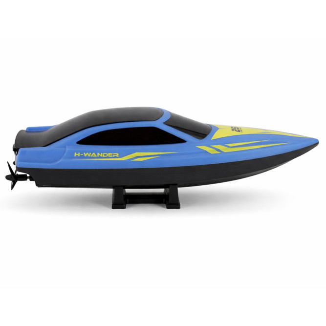 Радиоуправляемый катер (15 км/ч, 25 см, 30 мин, 7 видов подсветки) - HJ825B-BLUE
