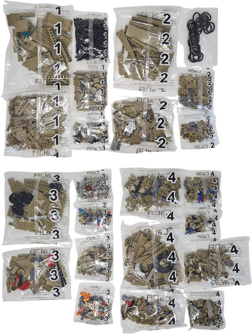 Радиоуправляемый конструктор CaDA Танк Т90, 1722 детали - C61003W