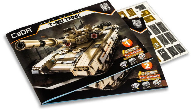 Радиоуправляемый конструктор CaDA Танк Т90, 1722 детали - C61003W