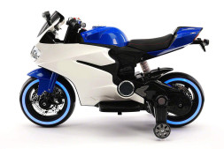 Детский электромотоцикл Ducati 12V - FT-1628-BLUE-WHITE