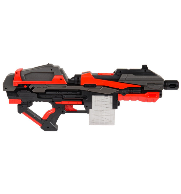 Автоматический бластер Автомат с обоймой на 10 мягких патронов - FJ821
