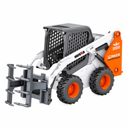 Металлический погрузчик с вертикальным захватом HUI NA TOYS масштаб 1:50 - HN1708