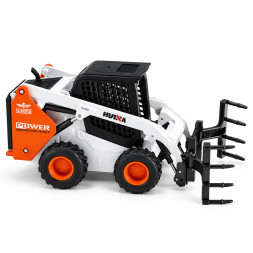 Металлический погрузчик с вертикальным захватом HUI NA TOYS масштаб 1:50 - HN1708