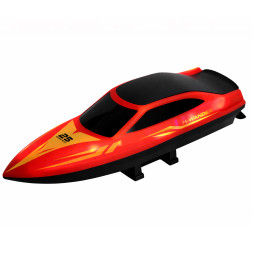 Радиоуправляемый катер (15 км/ч, 25 см, 30 мин, 7 видов подсветки) - HJ825B-RED