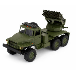 Радиоуправляемый Советский военный грузовик Урал 6WD - WPLB-36-2