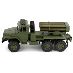 Радиоуправляемый Советский военный грузовик Урал 6WD - WPLB-36-2
