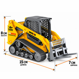 Металлический погрузчик с вилами HUI NA TOYS масштаб 1:50 - HN1706