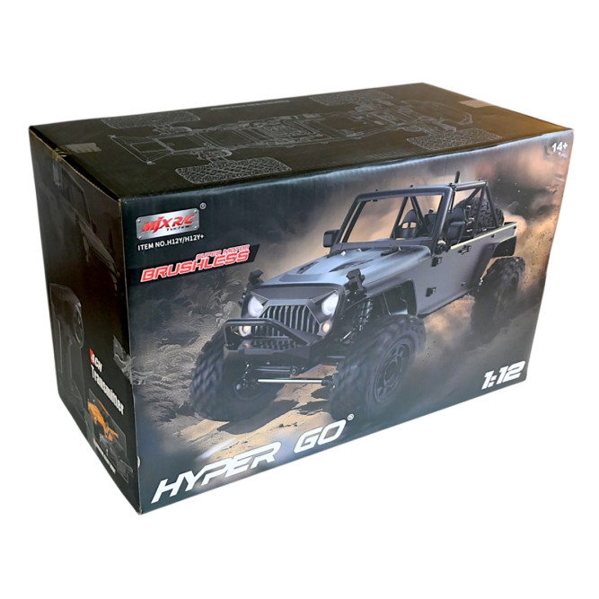 Радиоуправляемый краулер MJX Hyper Go H12Y+ FOC Brushless 4WD 1:12 - MJX-H12Y+