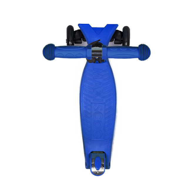 Самокат Maxiscoo Junior Трехколесный Детский со Светящимися Колесами,  Темно-синий - MSC-J091803