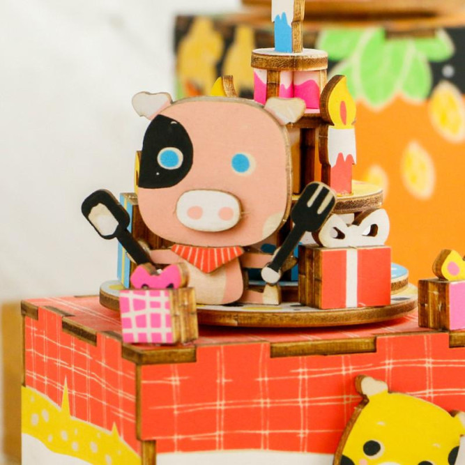 Деревянный 3D конструктор - музыкальная шкатулка Robotime &amp;quot;Sweet heart&amp;quot; - AM309