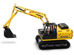 Конструктор CADA deTech радиоуправляемый гусеничный экскаватор (544 детали) - C51057W